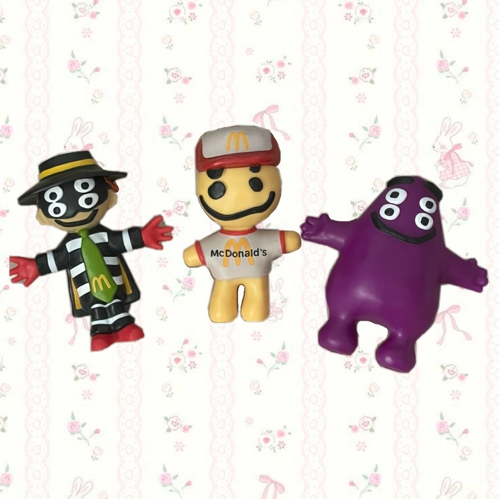 McDonald's 2022 Cactus Plant Flea Market Adult Happy Meal Collector's Toys Trio